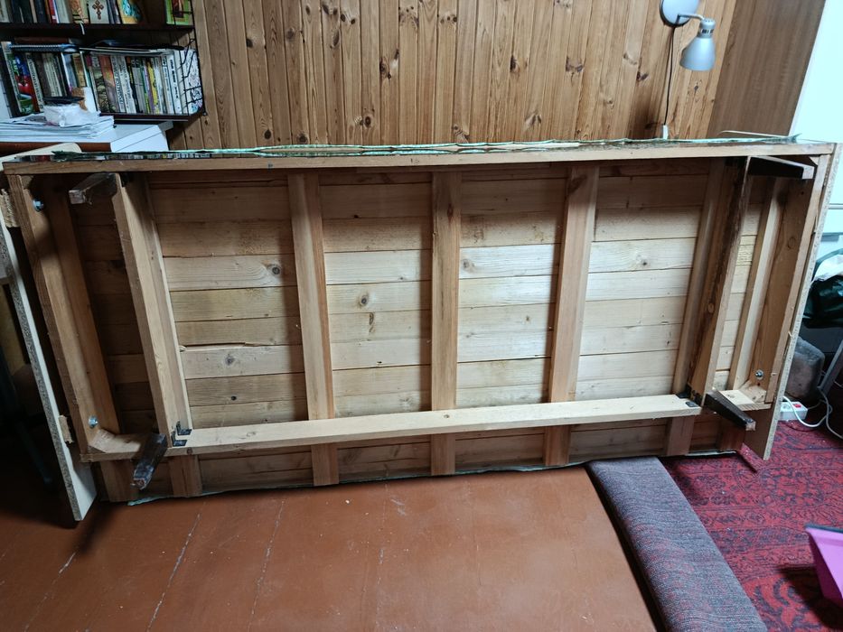 Дерев'яне ліжко з матрацем Velam "Агат" 190*90*23см