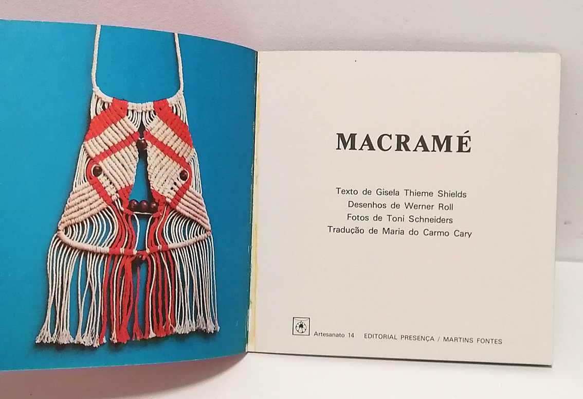2 Mini brochuras sobre Macramé e Entrançados