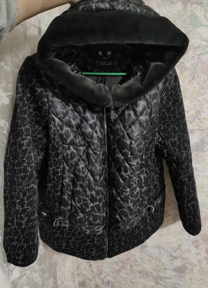 Теплая куртка курточка парка 54 размер