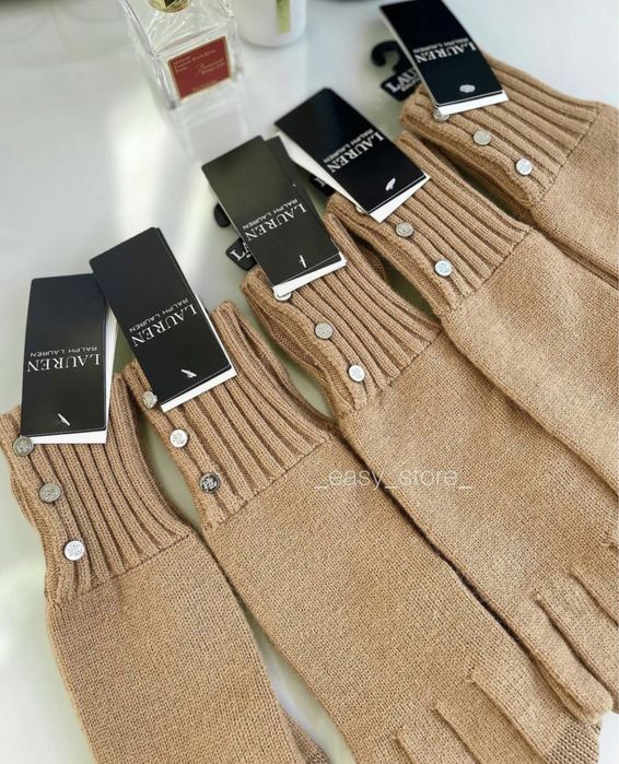 Бавовняні перчатки , рукавиці від ralph lauren