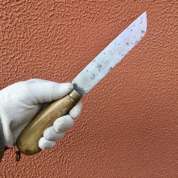 Антикварный немецкий нож повара ХIX век