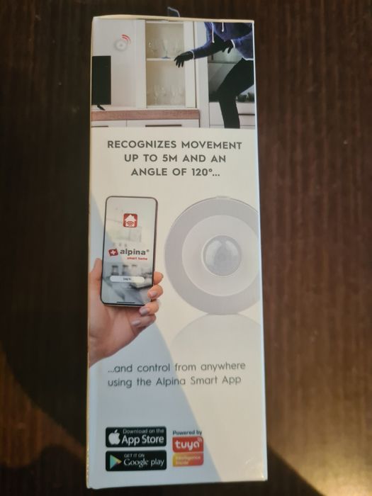 Alpina - Inteligentny czujnik ruchu PIR sieć Zigbee