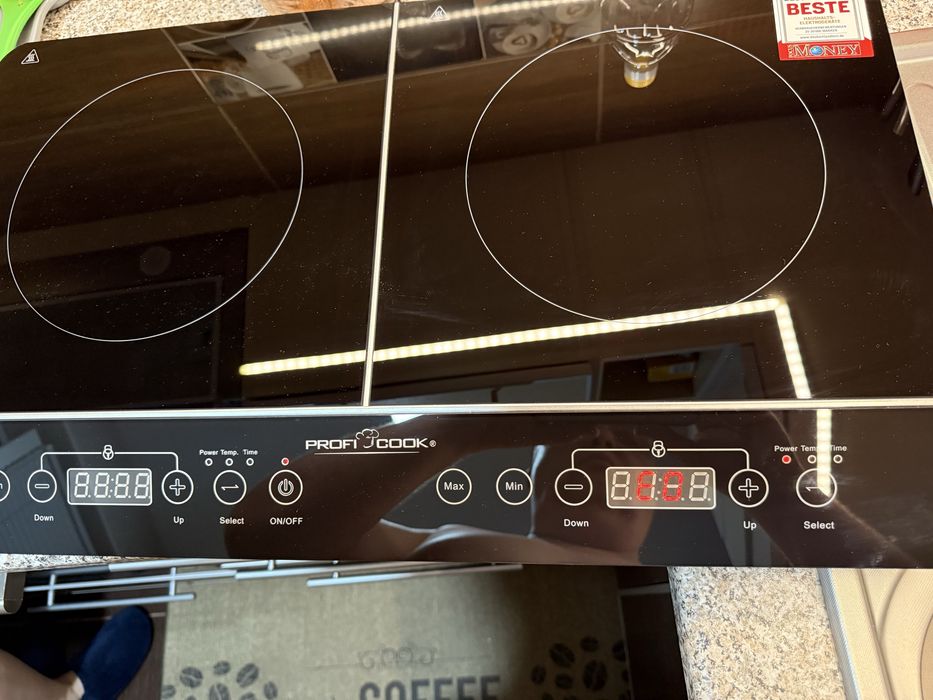Настільна плита індукційна ,електрична PROFI COOK PC-DKI 1067