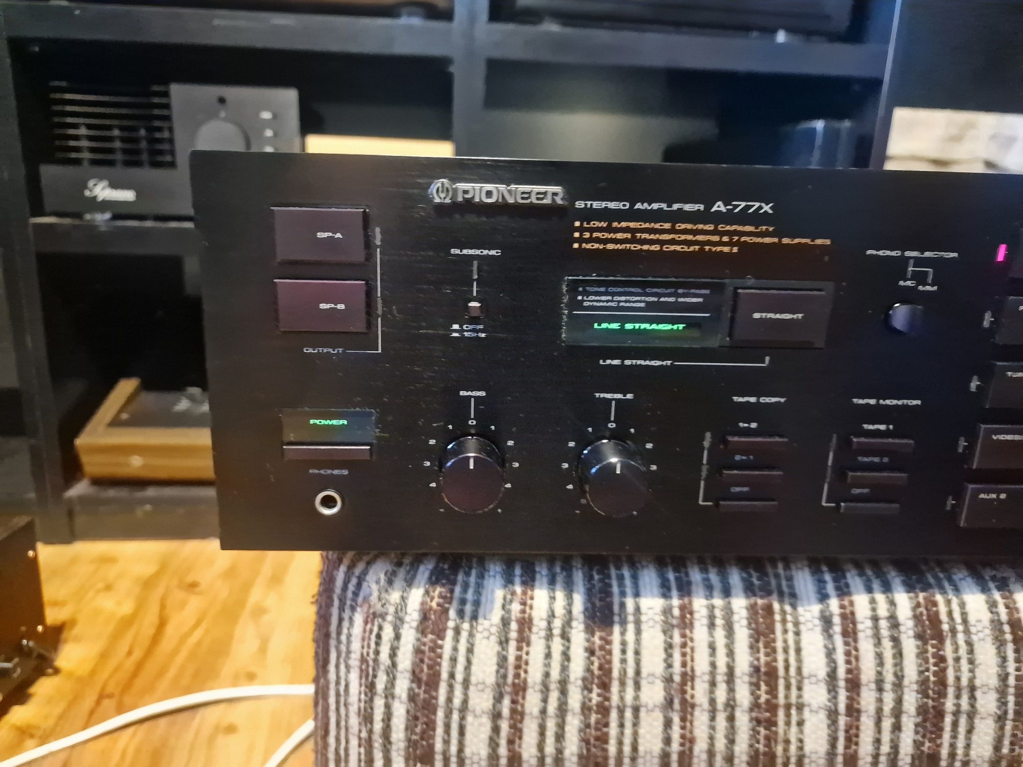 Pioneer A77X wzmacniacz po przeglądzie serwisowym