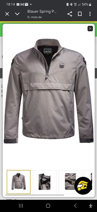 Casaco de mota marca BLAUER