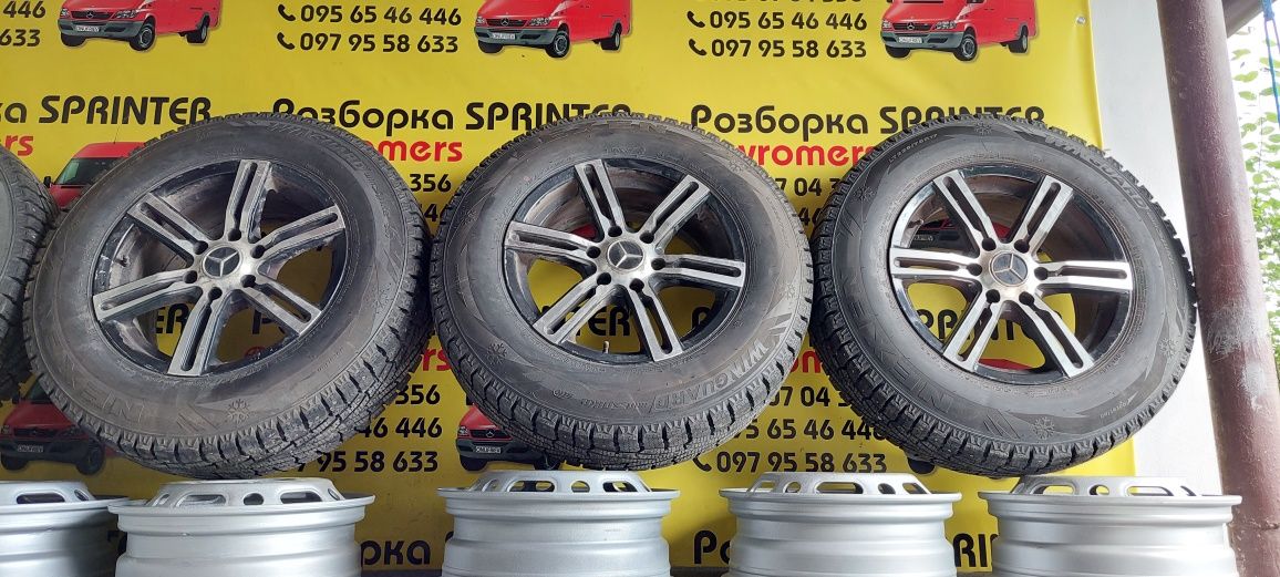 резина дельфін 225 75 r17 mercedes Sprinter w907 w906 Crafter Man