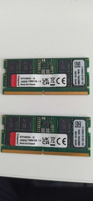 Pamięć DDR5 SODIMM 32GB 4800Mhz Kingston KCP548SS8-16 2x16GB jnowa