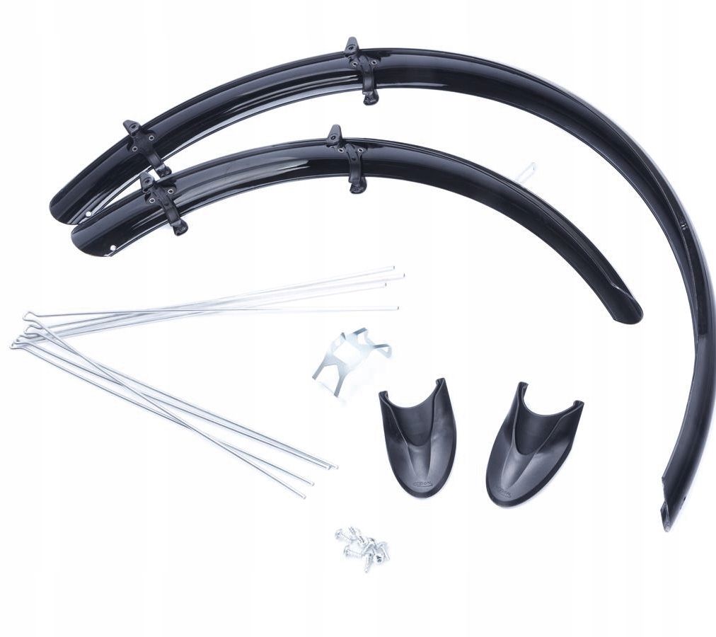 Orion błotniki rowerowe 28" czarne 58mm chlapacze winyl