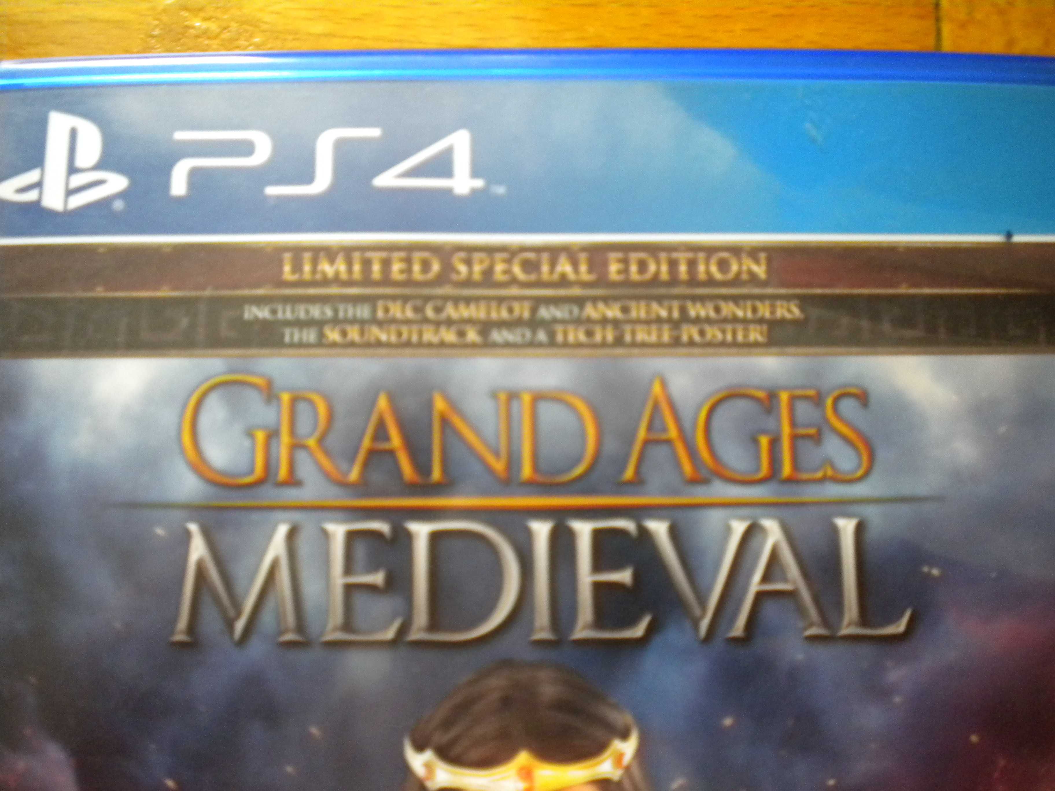 Grand Ages Medieval PS4 + dlc Camelot+ dlc Ancient Wonders+mini manual