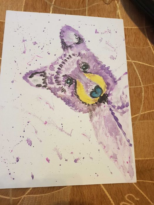 Obraz, miś,  brokat