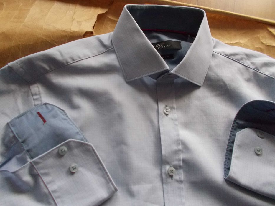 S VENTI City Premium , Nowa Koszula Męska S 38 cm Szwajcaria