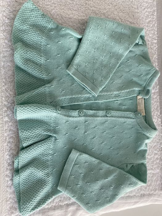 Casaco de malha para bebé