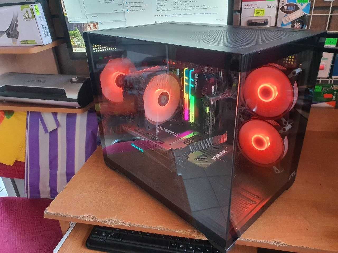 Компьютер Ryzen 7 5700X 16 DDR4 1 Tb SSD 4.0 RTX3070Ti 8Gb 650Вт Bronz