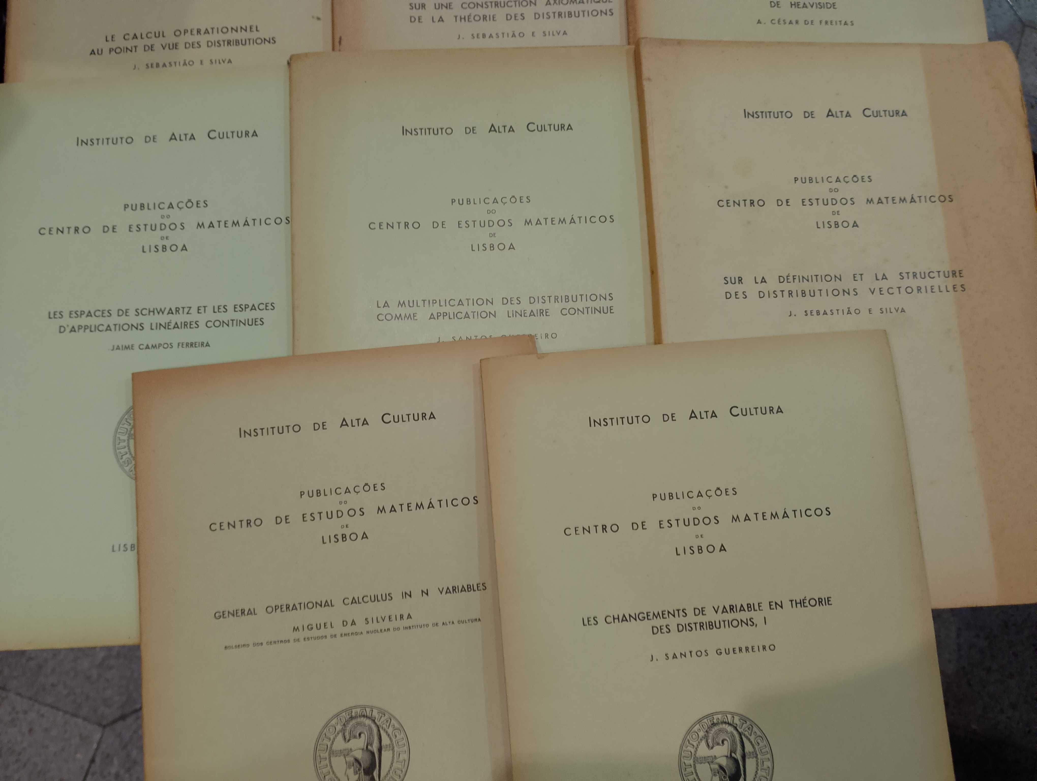 Instituto da Alta Cultura "Estudos Matemáticos" 11 unidades