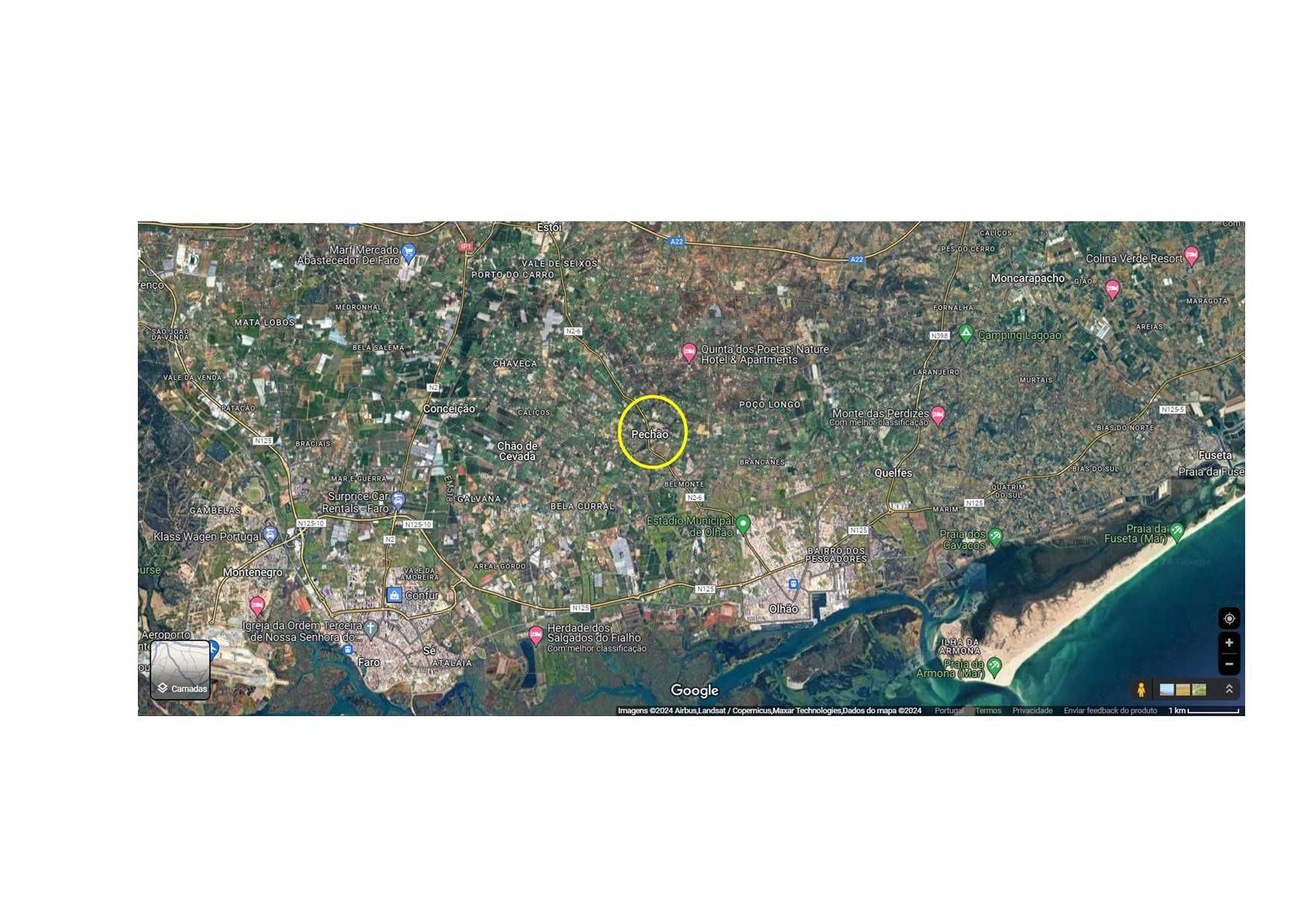 TERRENO MISTO - Olhão - Pechão - Arrochela - 7800 m2