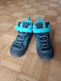 Buty turystyczne Quechua MH120 Mid wodoodporne rozm.33