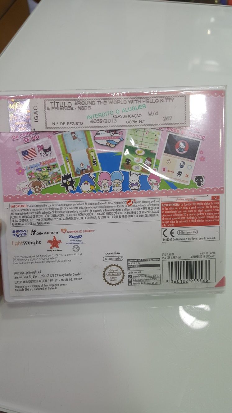 Jogo 3ds SELADO hello Kitty e seus amigos