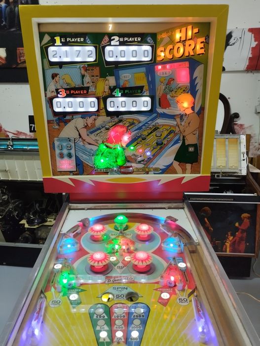 Máquina flipper electromecânica