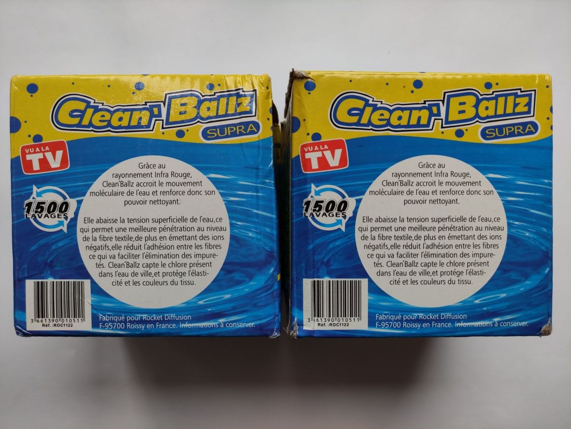 2X NOWE KULE PIORĄCE do prania ubrań bez proszku Clean Ballz na 1500