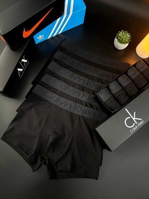 Чоловічі червоні/чорні труси Calvin|Tommy|Lacoste|Nike Мужские красные
