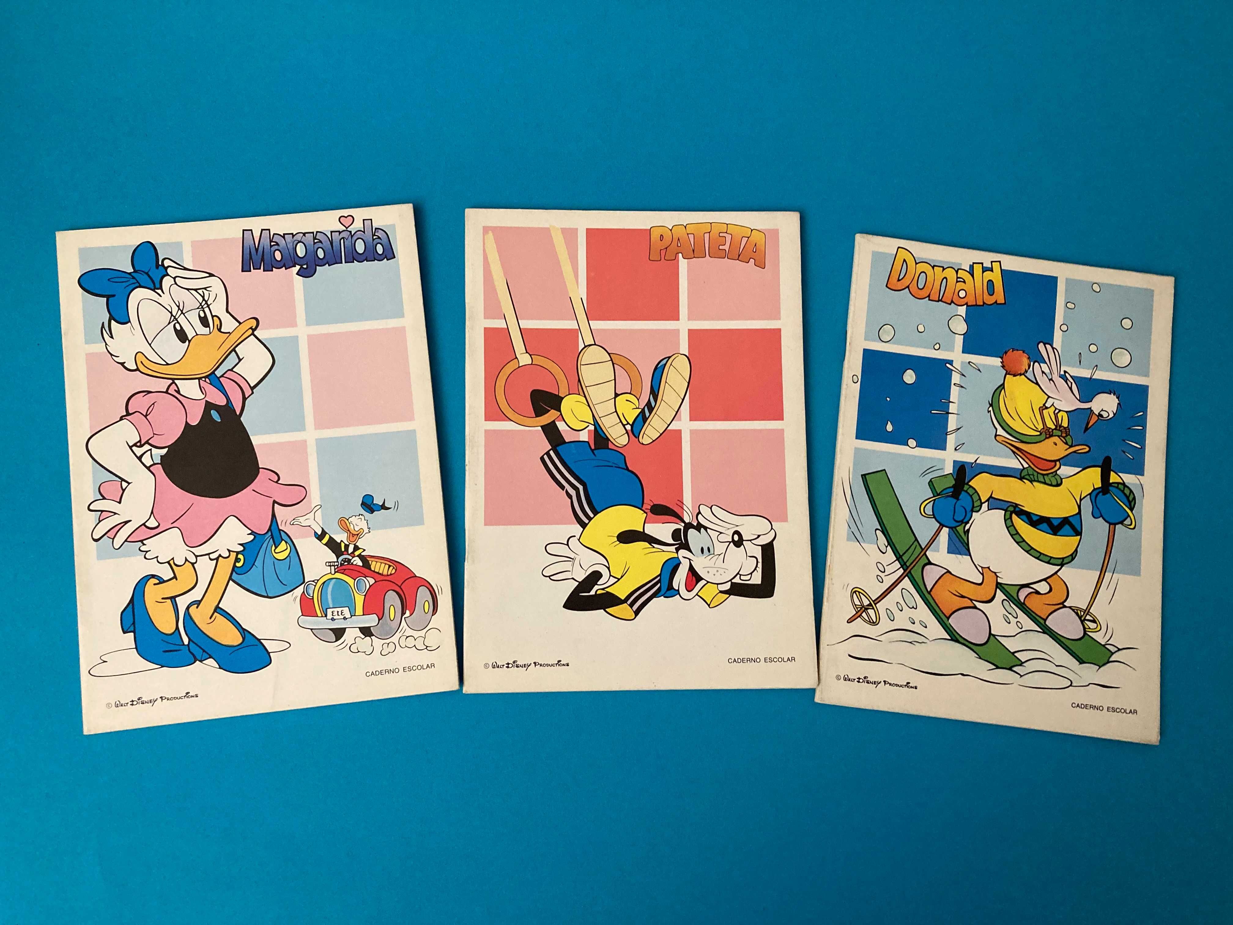 Cadernos Escolares Disney Anos 80 da Ambar