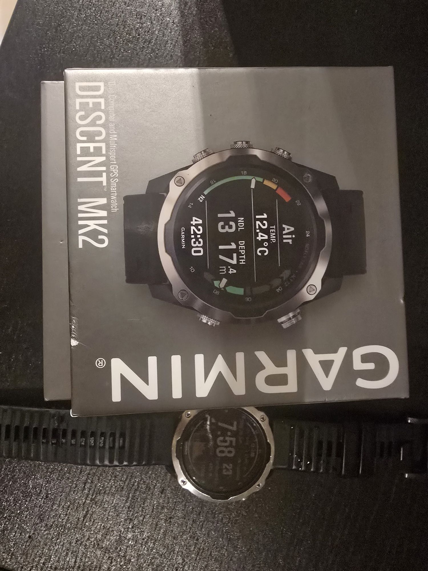 Relógio de mergulho Garmin descent mk2