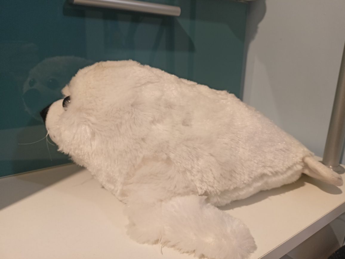 Biała Foka maskotka