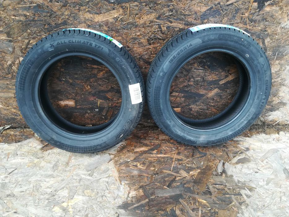 2 x opony całoroczne 155/65/14   NOWE   X All Climate TF1