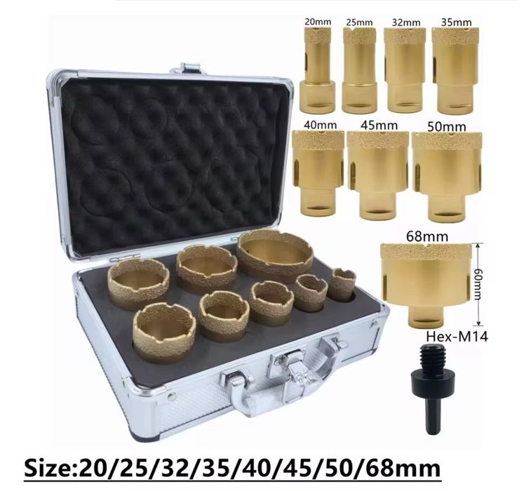 АКЦІЯ!!!Набір алмазних коронок, для плитки!