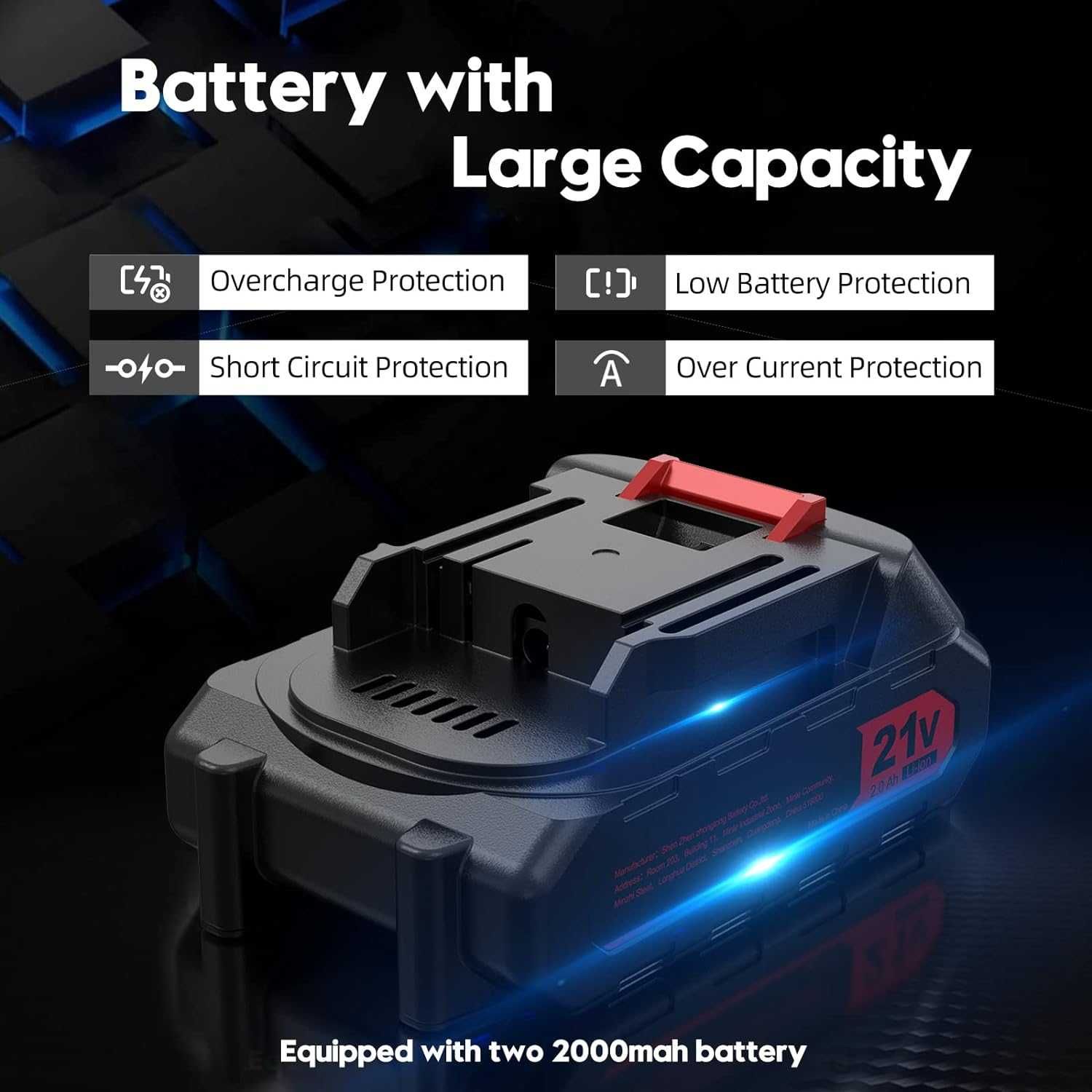 Akumulatorowa PIŁA ŁAŃCUCHOWA 15 cm ELEKTRYCZNA Ręczna 2x Bateria