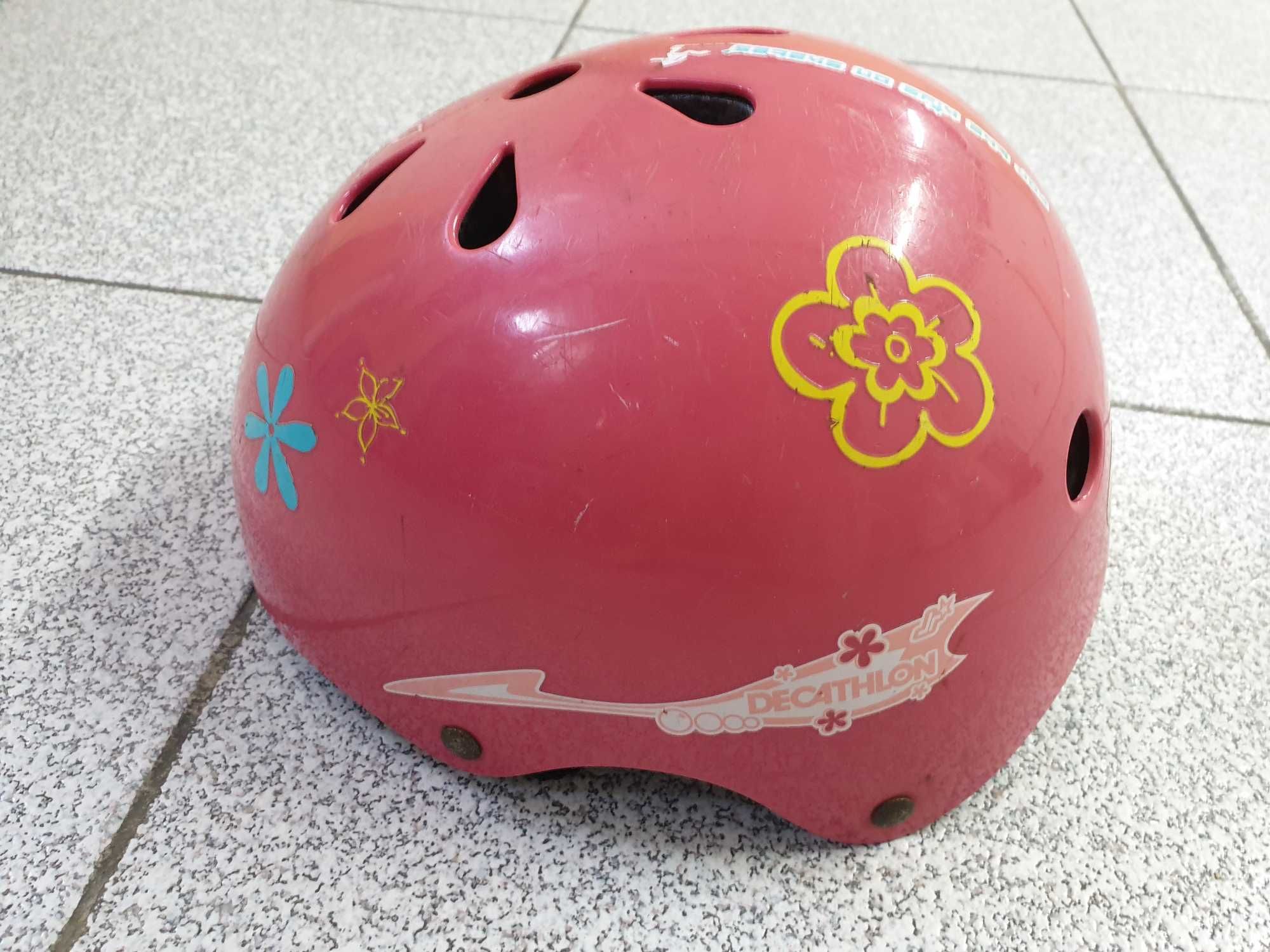 capacete de bicicleta menina