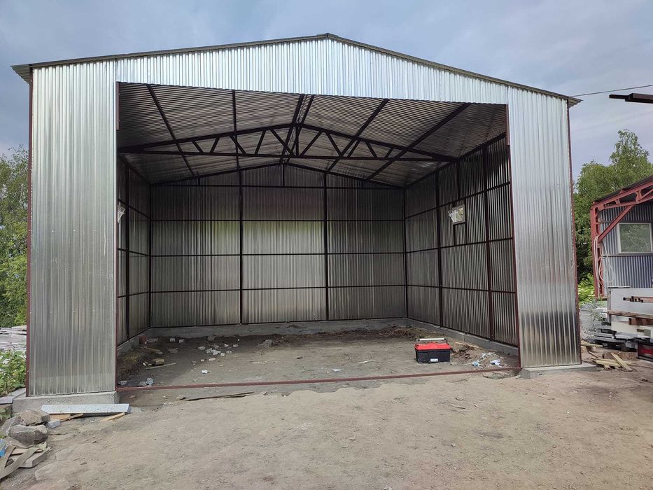 Garaż blaszany Magazyn Rolniczy - Wiata - Garaże Blaszane – GRZYWSTAL