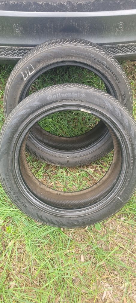 Шини 215/50 R17 пара Continental літо 2016p.