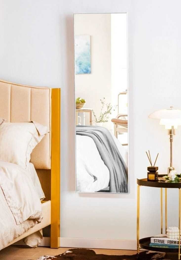 Wysokie lustro prostokątne do zawieszenia 120 x 37 cm