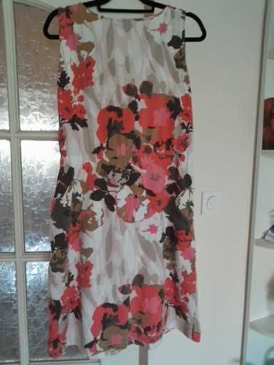 Letnia bawełniana kolorowa sukienka Jackpot r 40  , 42