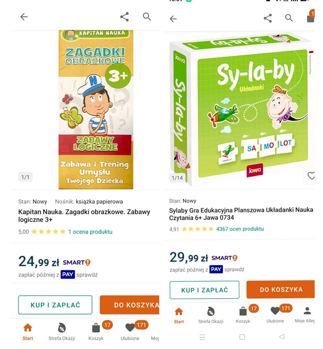 Gry edukacyjne sylaby 2 szt: czytanie sylabowe + zabawy logiczne