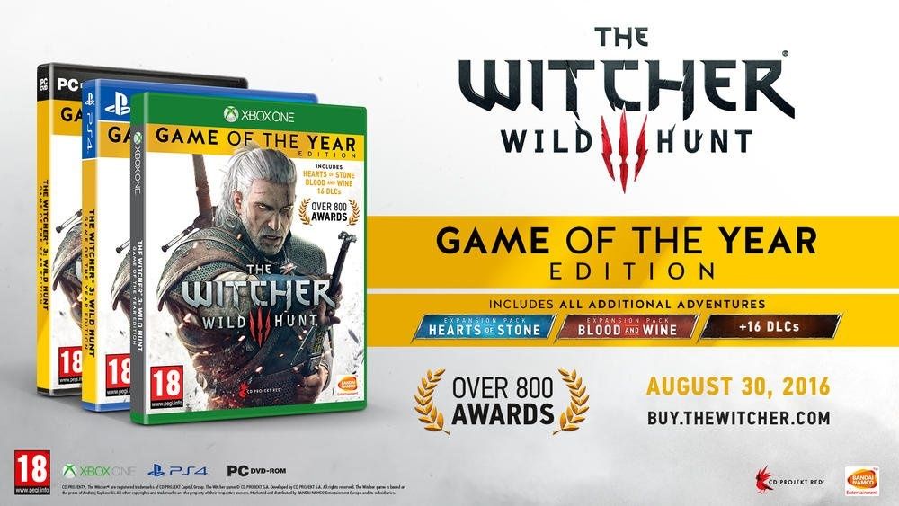 Gra Wiedzmim 3 Dziki Gron Edycja gry roku PlayStation  ps4 witcher