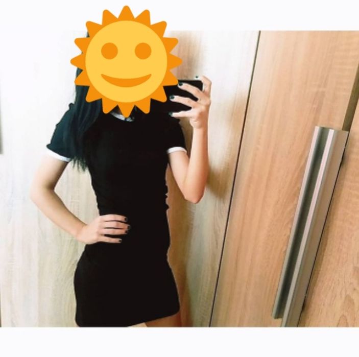 Damska czarna sukienka