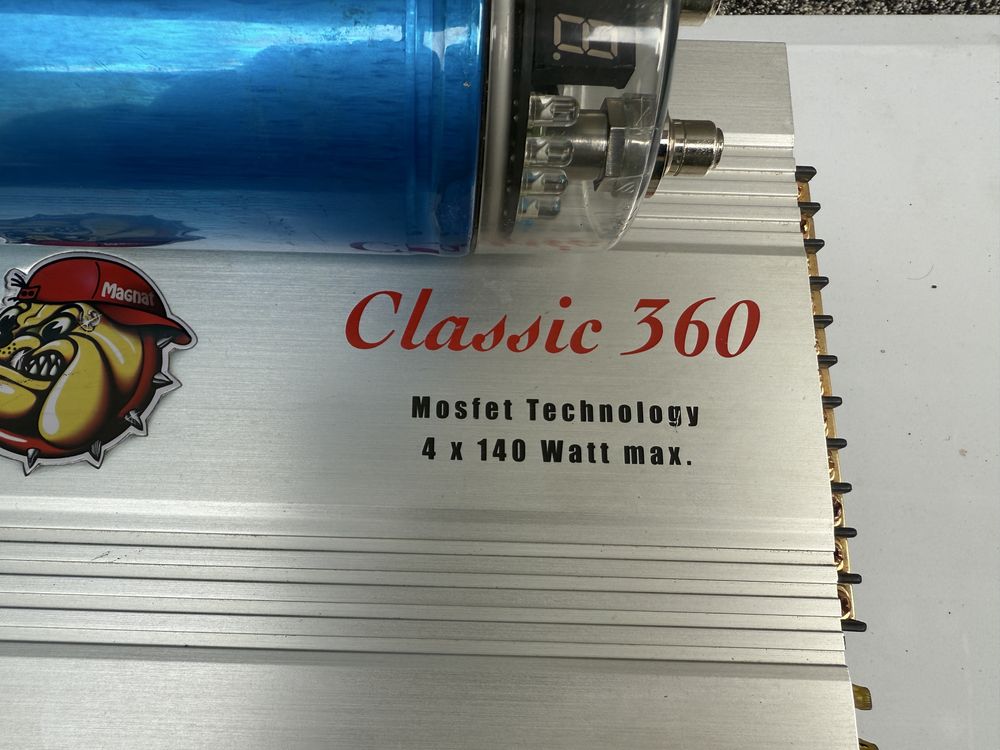 Wzmacniacz car audio Magnat classic 360 4x140w kondesator