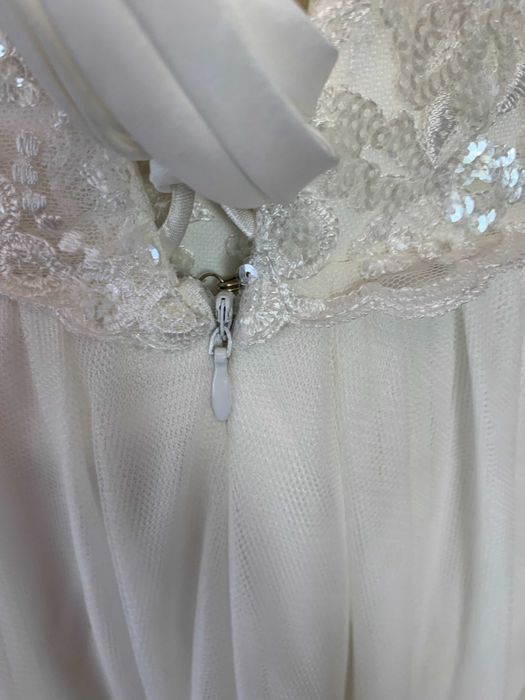 Nowa suknia ślubna księżniczka 38 M duży biust biała tiulowa gorset