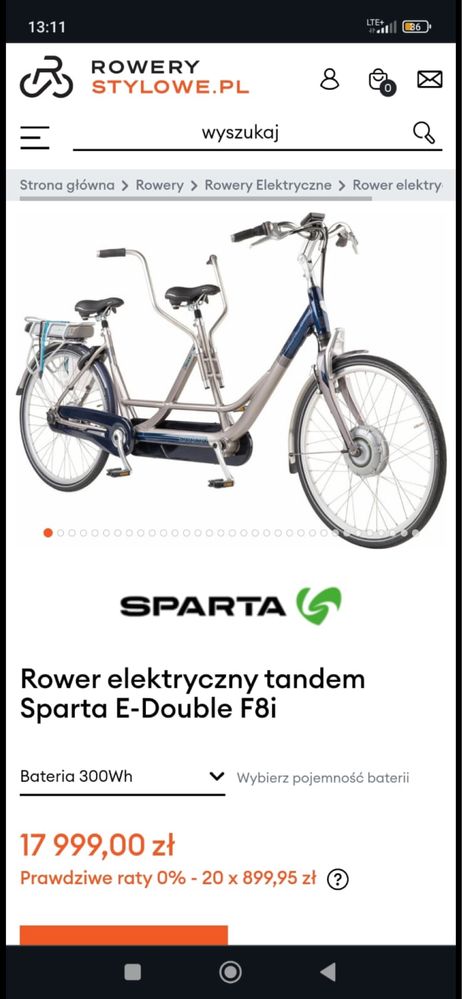 Tandem Sparta double X8