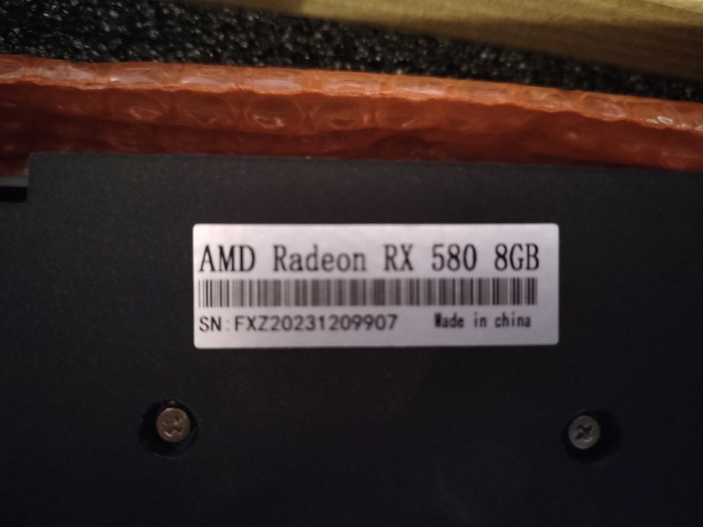 AMD RX580 8G , Radeon