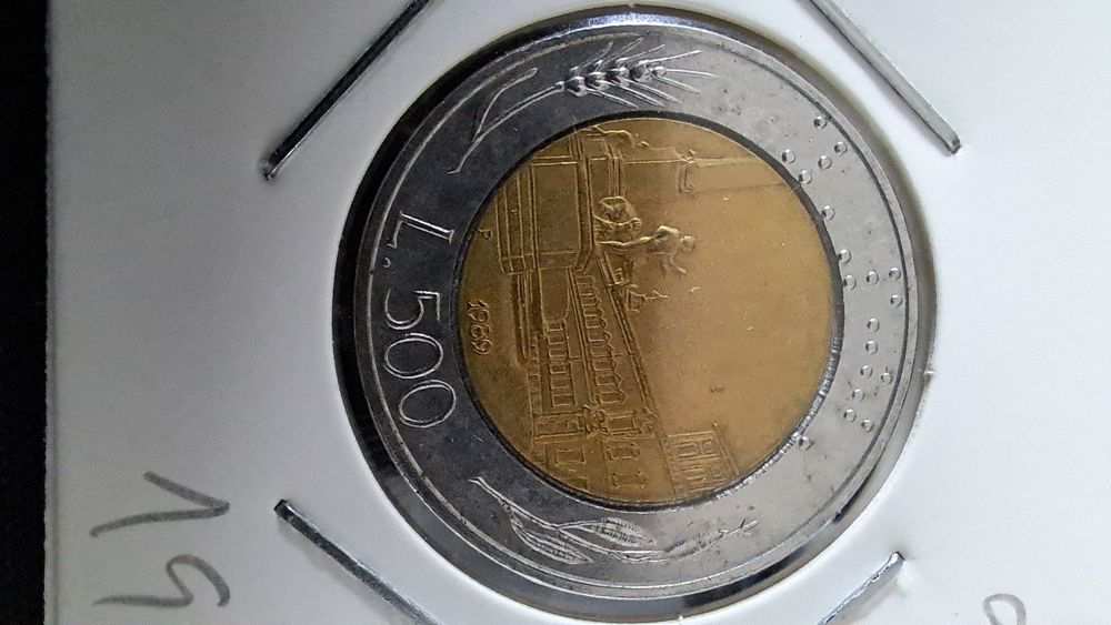500 liras 1989 - Itália