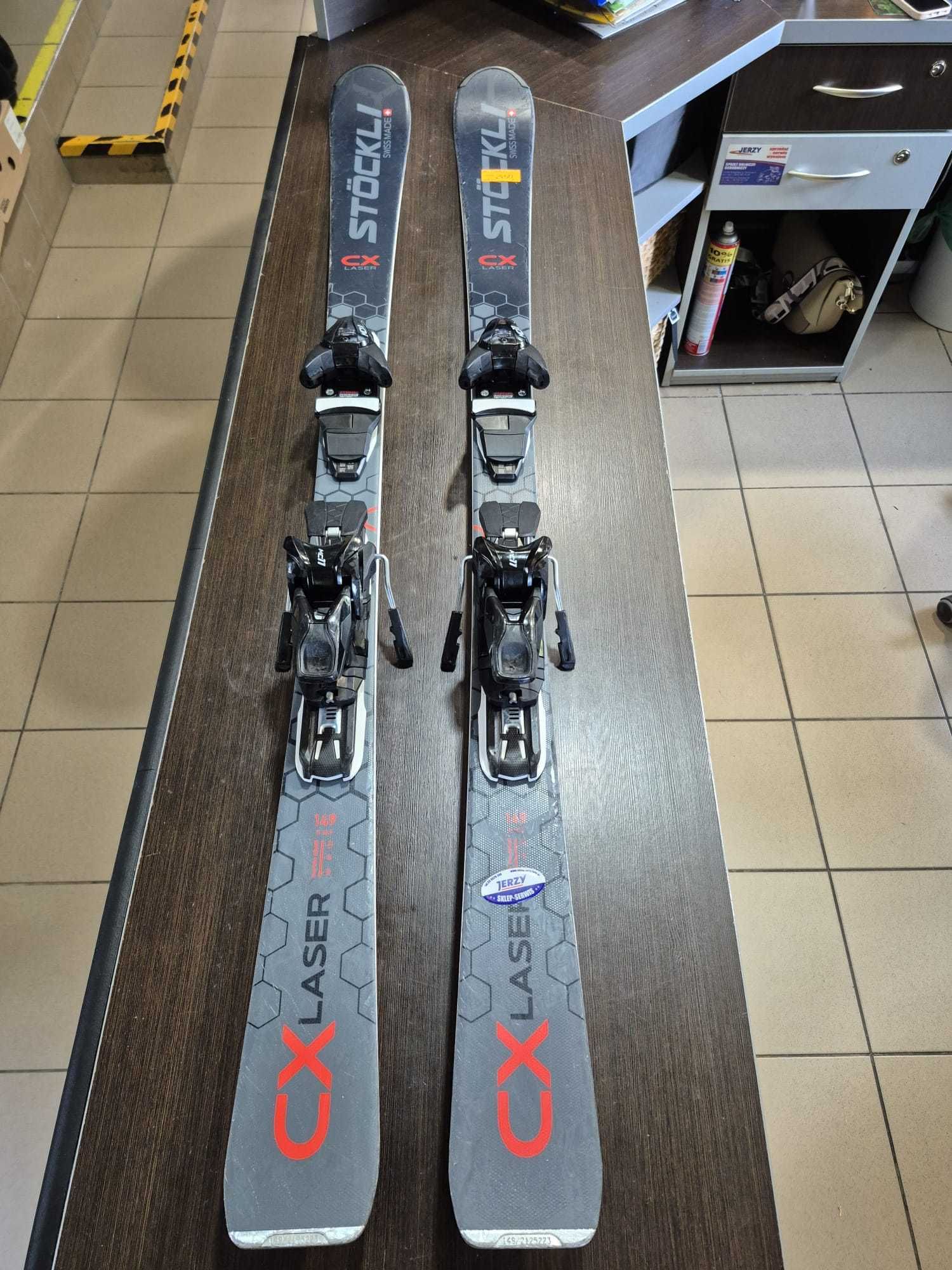 Narty Stockli Laser CX 149cm N-199