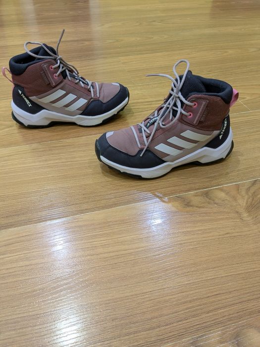 Дитячі черевики adidas TERREX AX4R MID RAIN.RDY