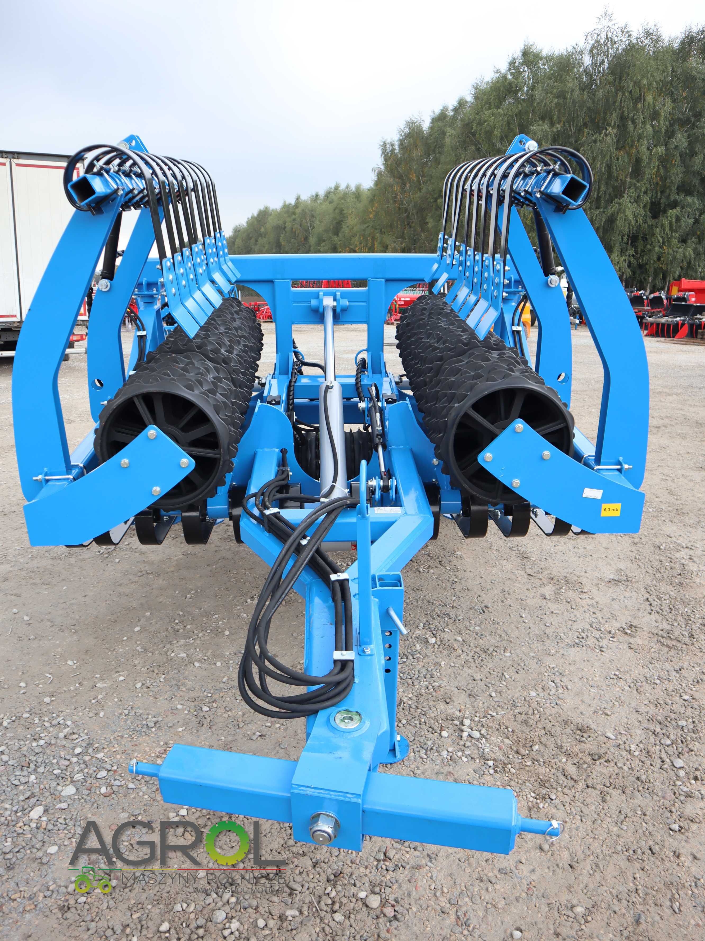 Wał posiewny; uprawowy TRIO 3,0m; 3,4m fi500 Agro-Factory cambridge 6m