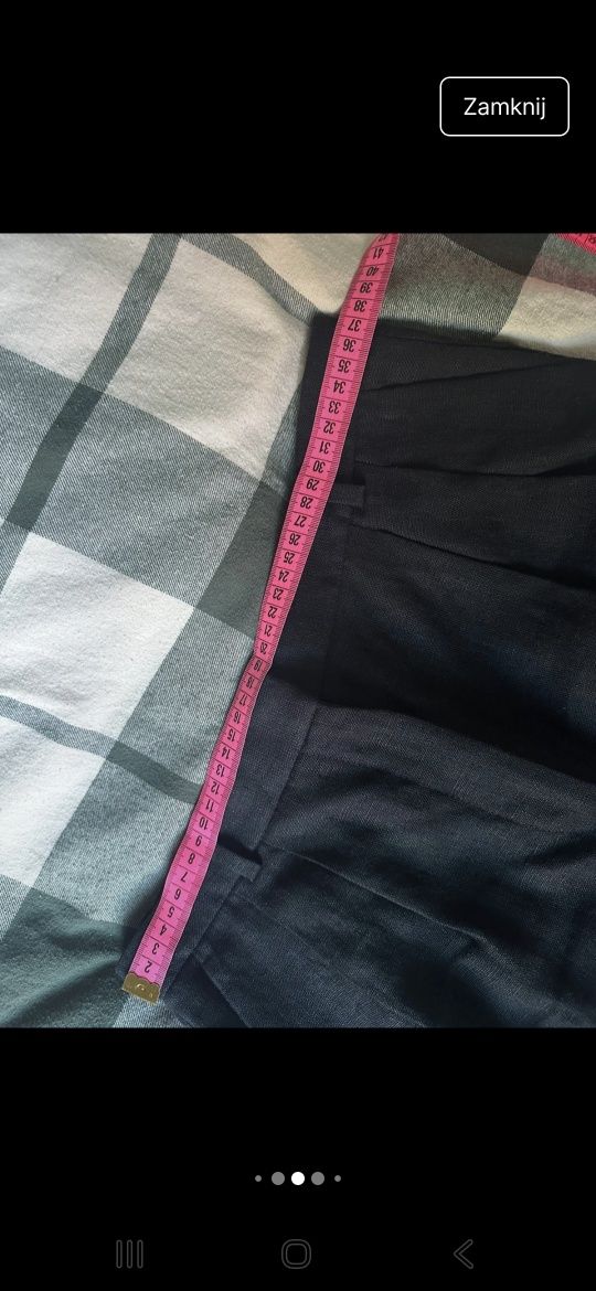 Lniane spodnie massimo dutti M