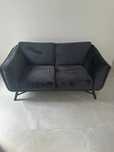 SOFA 2-osobowa VOX czarny velur
