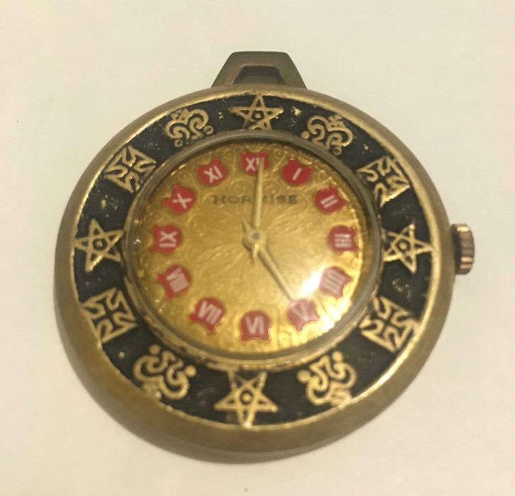 Relógio de bolso marca "Hormise" do Banco Nacional UltraMarino".