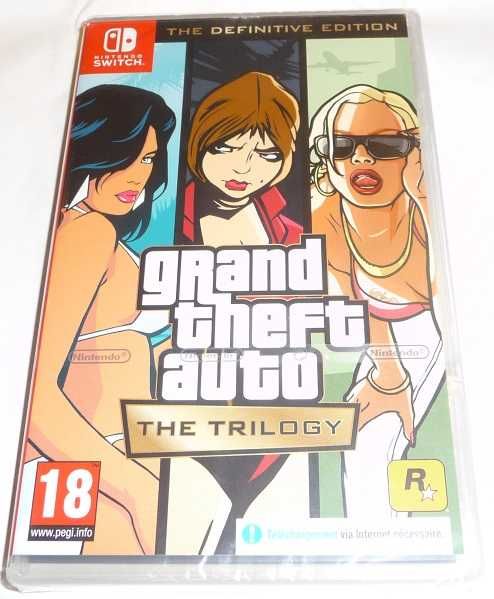 GTA The Trilogy PL Nintendo Switch + Lite + Oled = 3 gry !